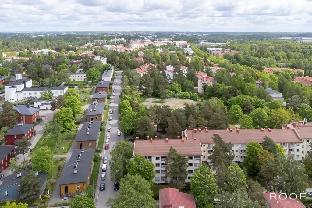 Õhuvaade - Triplex with Balcony in Helsinki Olympiakylä