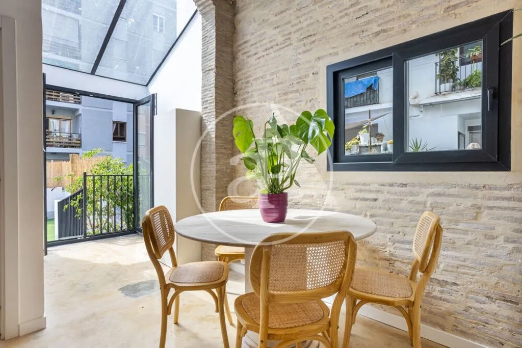 Dining Room - Duplex with Sea View in El Cabanyal-El Canyamelar