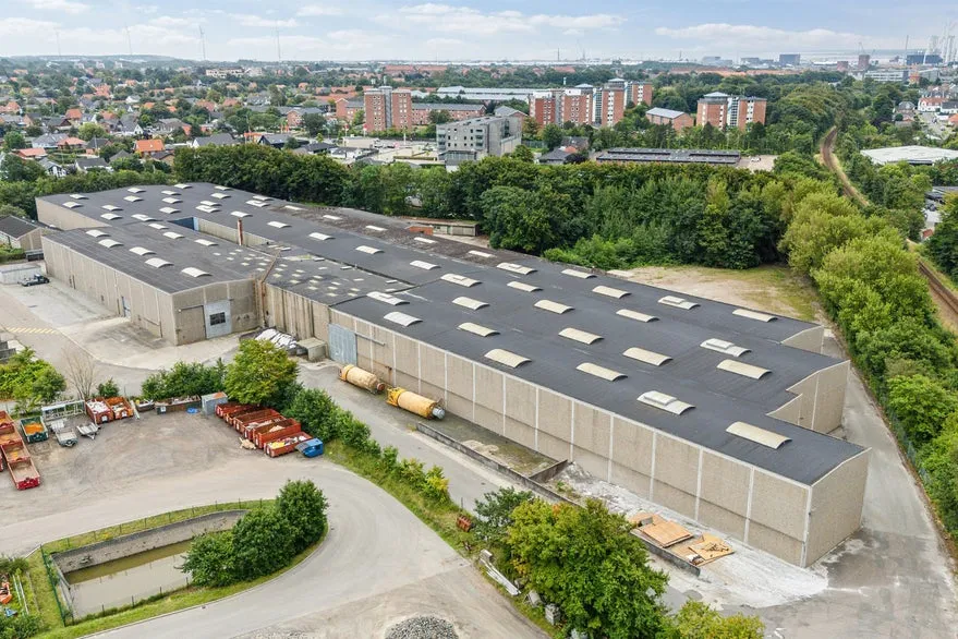 Vue aérienne - Production Property with Large Area in Denmark