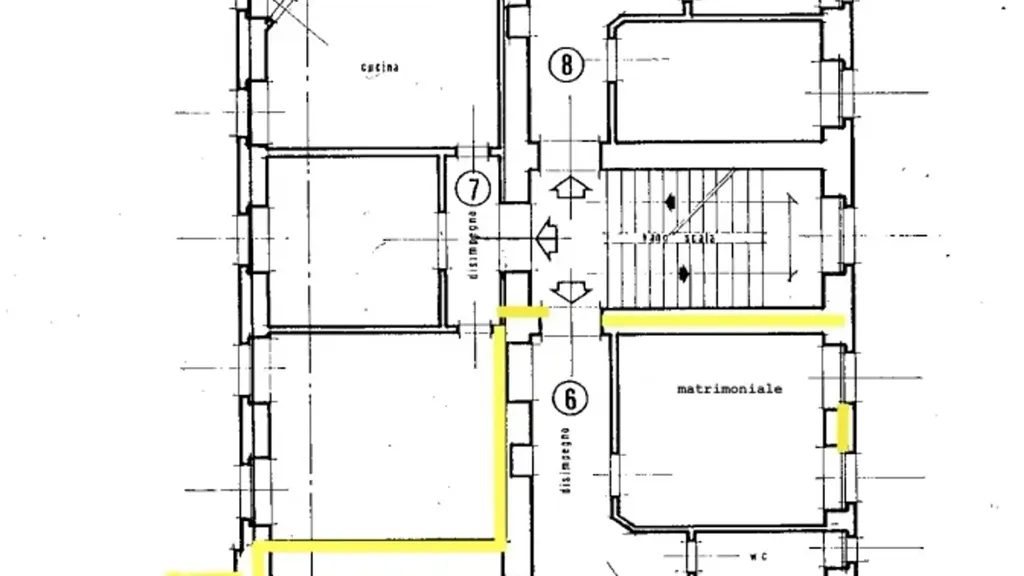 Plan - Terraced Apartment with City View in Trieste
