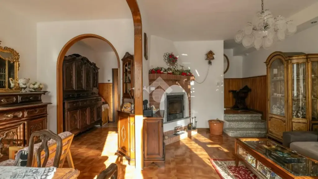 Séjour - Semi-detached House with Panoramic View in Marentino