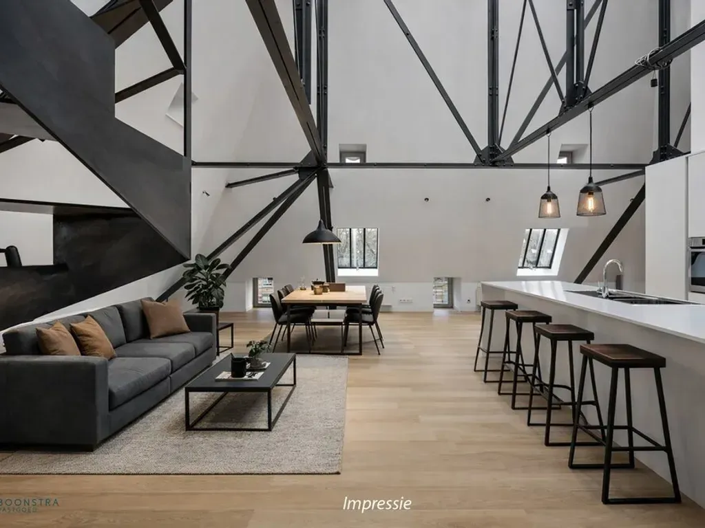 Séjour - Loft Industriel avec Berging à Anderlecht