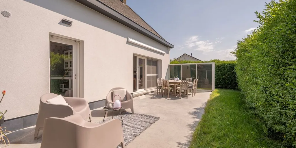 Terrasse - Appartement avec Vue sur la Nature à Wenduine