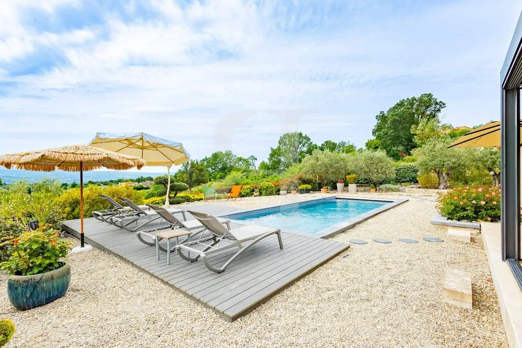 Piscine - Maison Luxueuse avec Vue Sud à Ménerbes