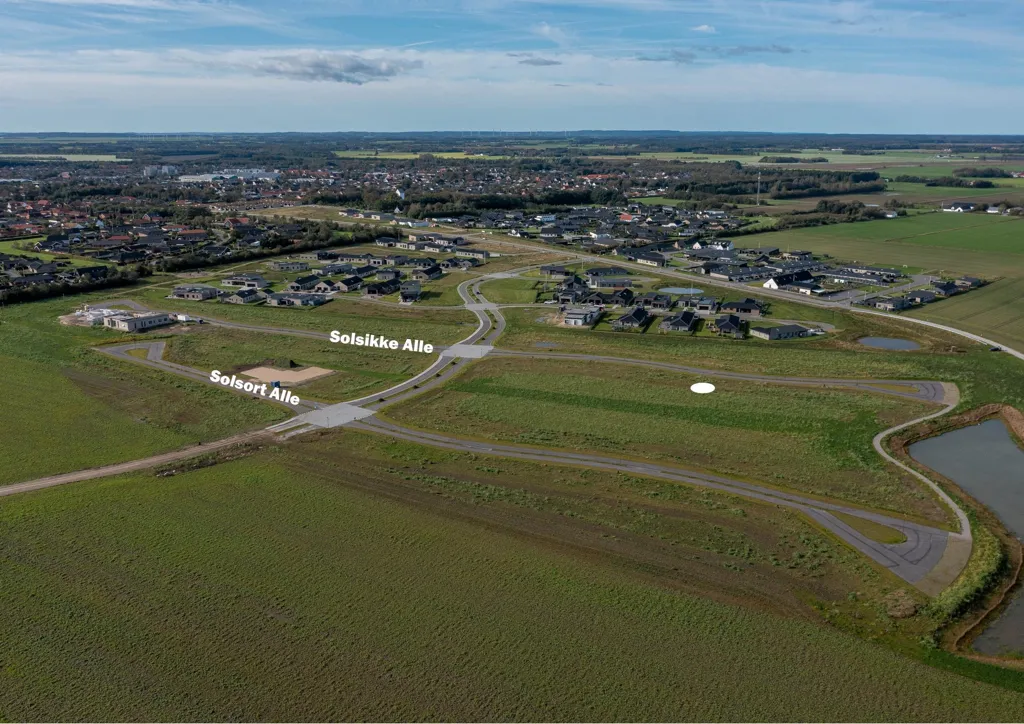 Vue aérienne - Year-Round Plot with 5G Coverage in Aabybro