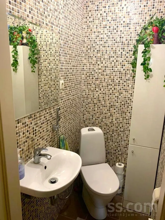 Vannitoad - Two-Level Apartment with Panoramic Views in Mežaparks, Riga