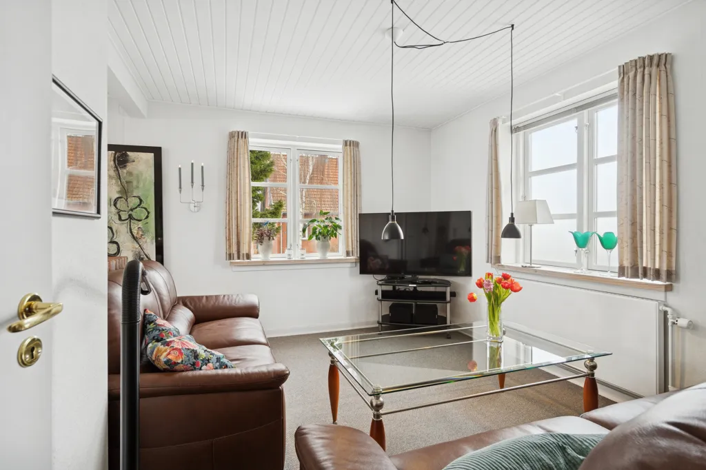 Living Room - Murstensvilla with Garden in Otterup