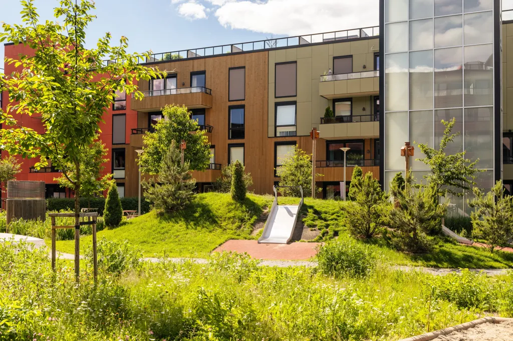 Garden - 3-Bedroom Apartment with Garden Access in Oslo