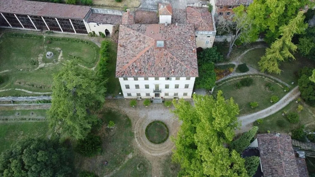 Vue aérienne - Historic Villa with Private Park in Lavagno, Veneto