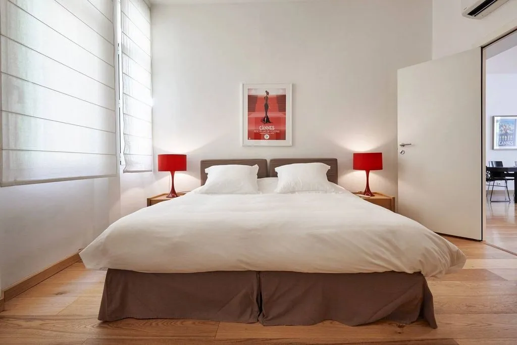 Chambres - Appartement de luxe à Cannes avec climatisation