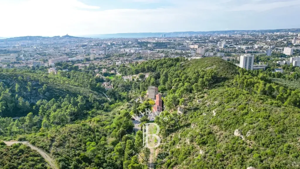 Õhuvaade - Luxury House with Calanques View in Marseille