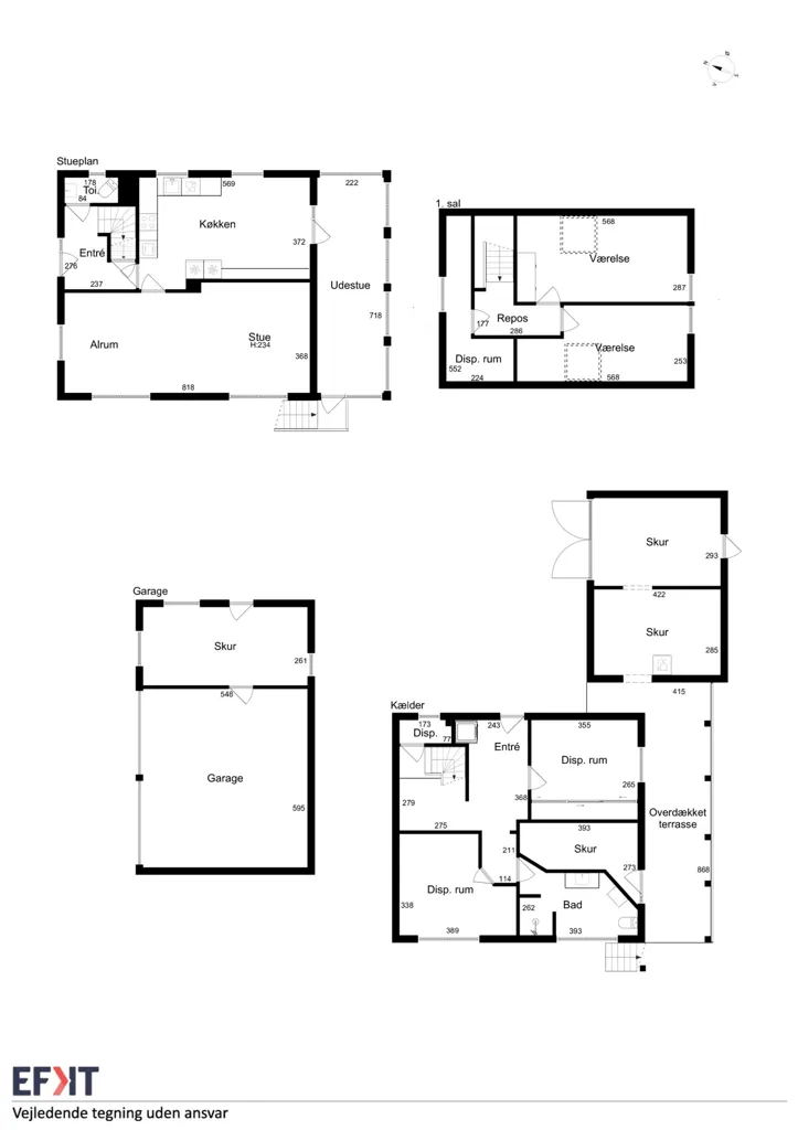 Maison 5 pièces à Hobro