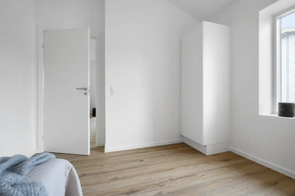 Bedrooms - Apartment with Balcony in Søagerhusene