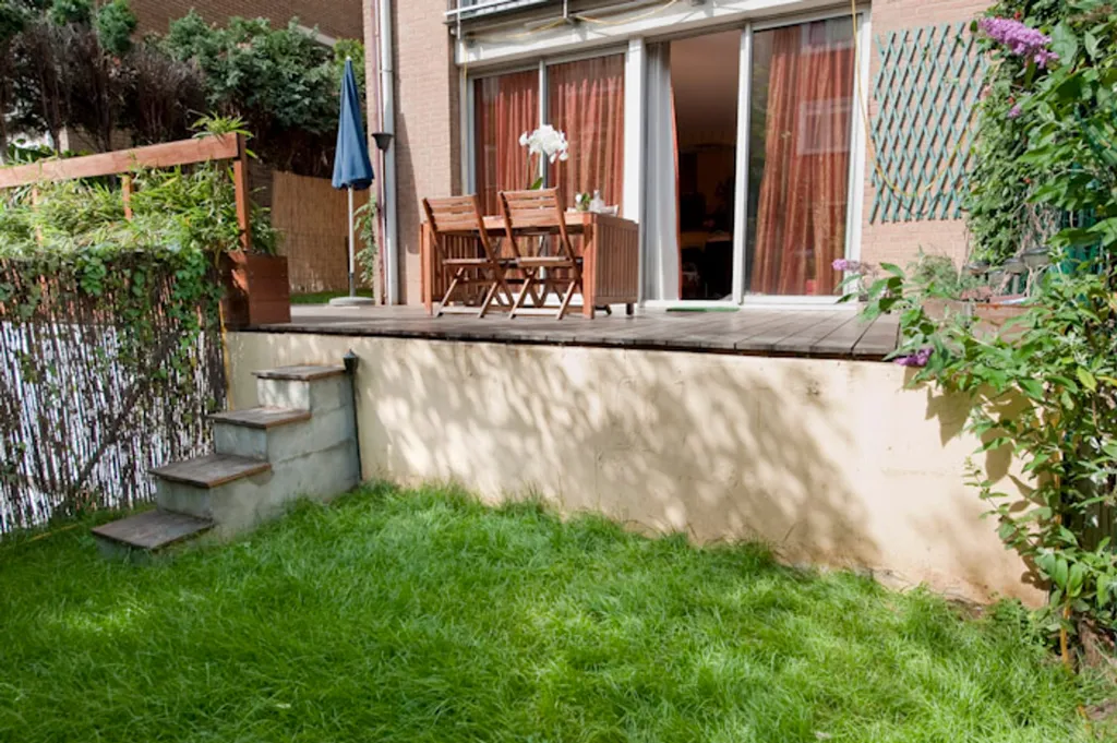 Jardin - Appartement avec Terrasse et Jardin à Neder-Over-Heembeek