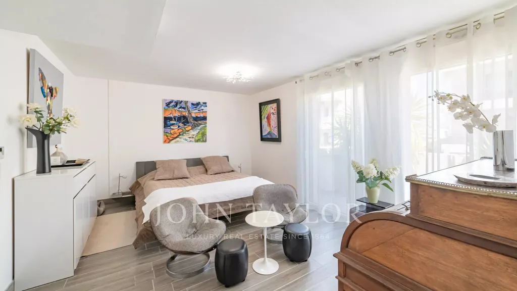 Chambres - Appartement 4 pièces à Cannes