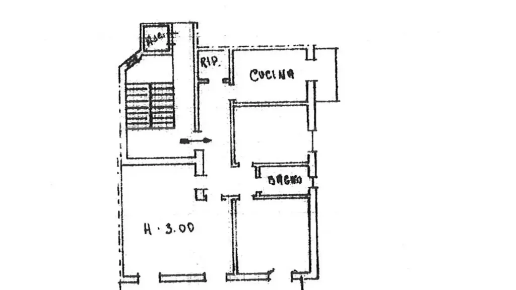 Plaan - Apartment with Balcony in Siracusa