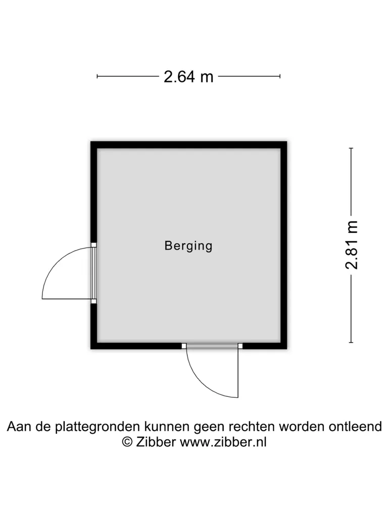 Floor Plan - Maisonnette with Balcony in Vlissingen