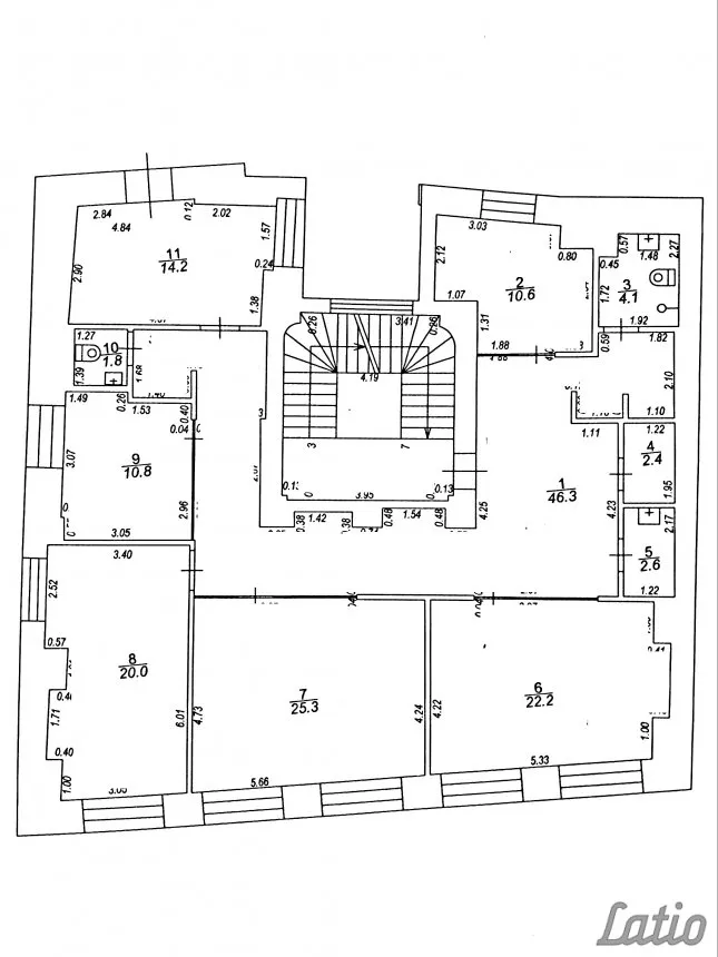 Plan - Office Space with Historic Setting in Old Riga