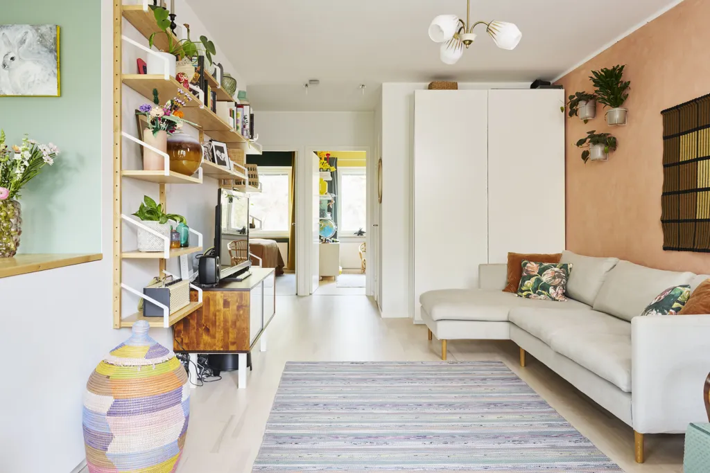 Elutuba - 1956 Apartment with Garden in Oulunkylä, Helsinki