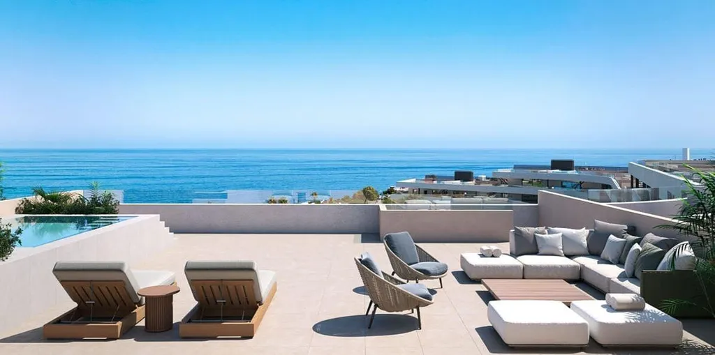 Terrasse - Apartment with Sea View in Manilva