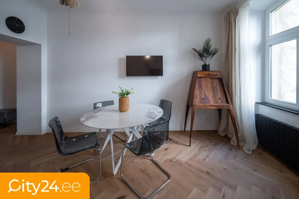 Salle à manger - Renovated Flat with Stone Facade in Riga Centre