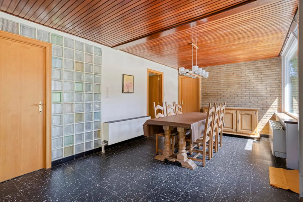 Sala da pranzo - Bungalow with Garden in Hekelgem