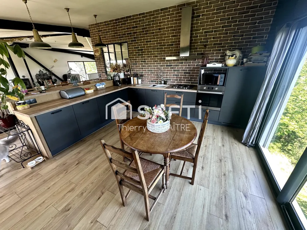Söögituba - Loft with Sea View in Audembert