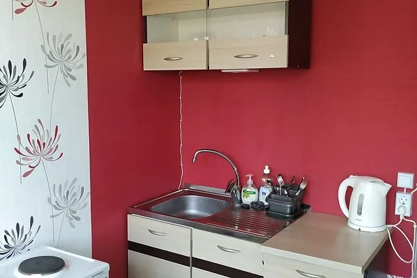Cucina - Modernised Studio Flat with Kitchen in Tartu City Centre