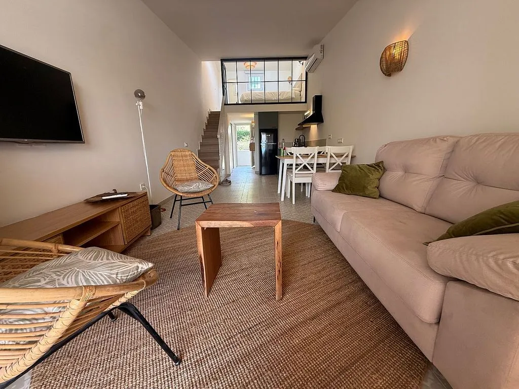 Séjour - Duplex with Sea View and Pool in Estepona