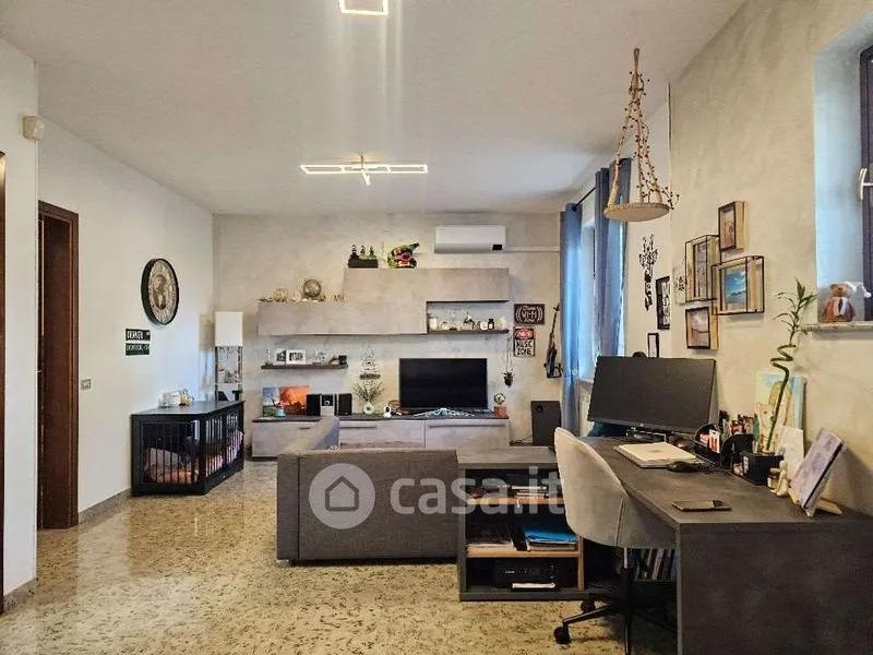 Séjour - Semi-detached House with Private Garden in Mozzo Centre