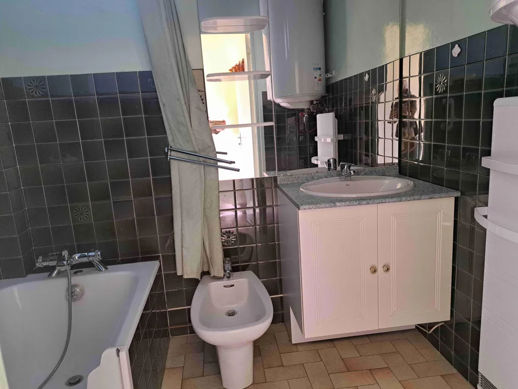 Salles de bain - Appartement T3 avec Jardin Commun et Garage à Proximité du Tramway