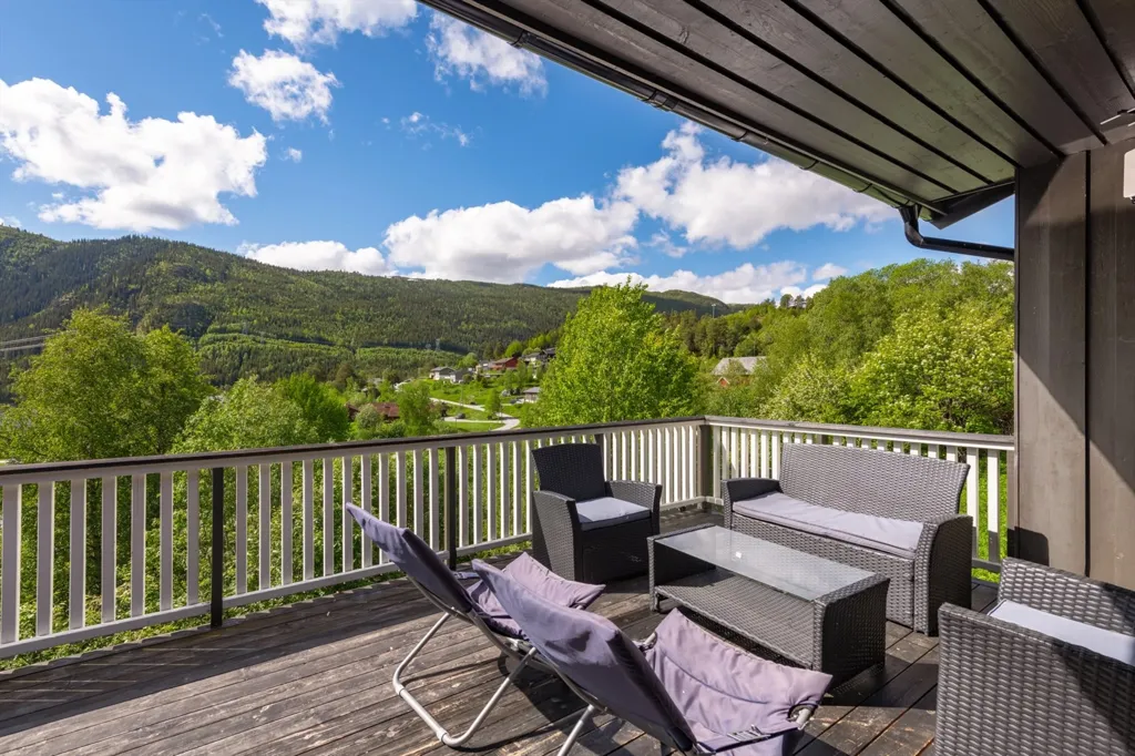 Balcon - Apartment with Holsfjorden View in Norway
