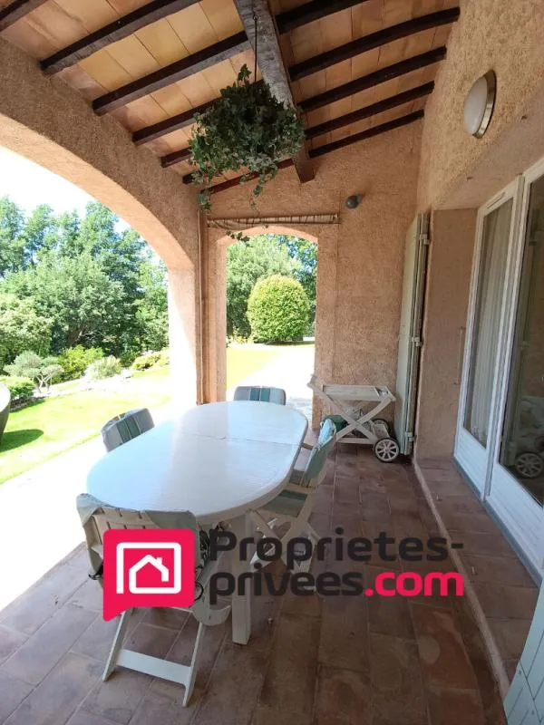 Terrace - Architectural House with Pool in La Motte