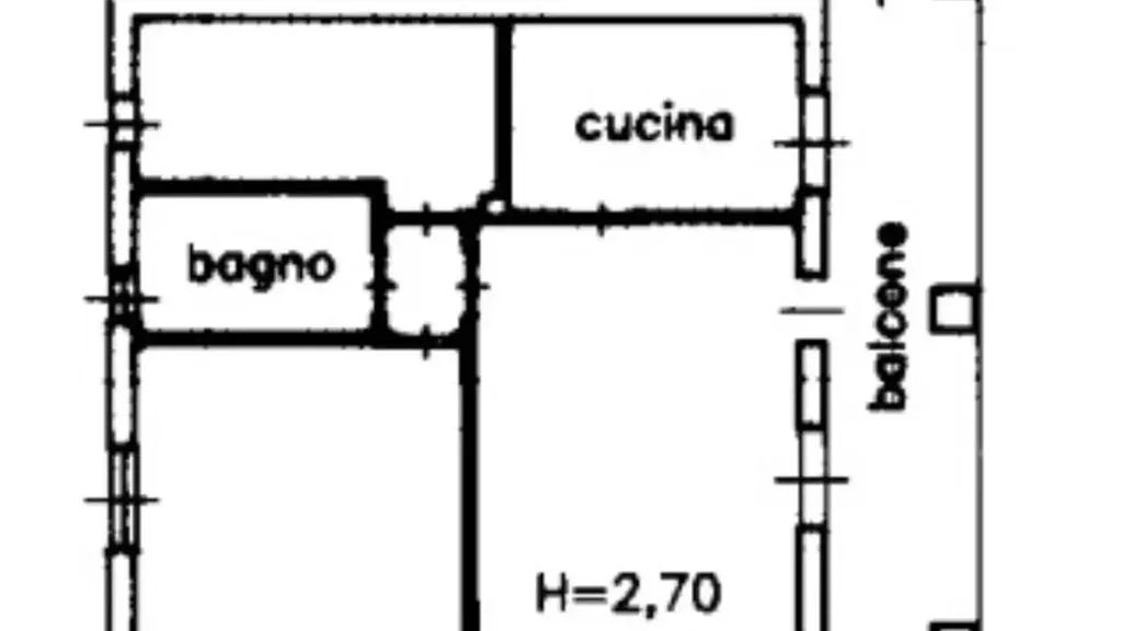 Plaan - Triplex with Loggia in Ghedi