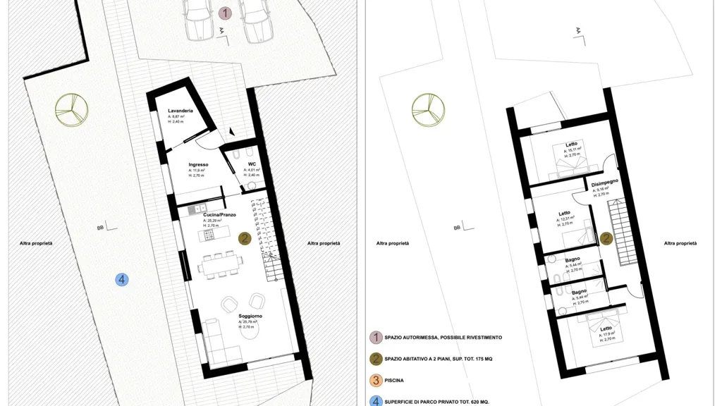 Plan - Approved Modern Villa Project in Villadose