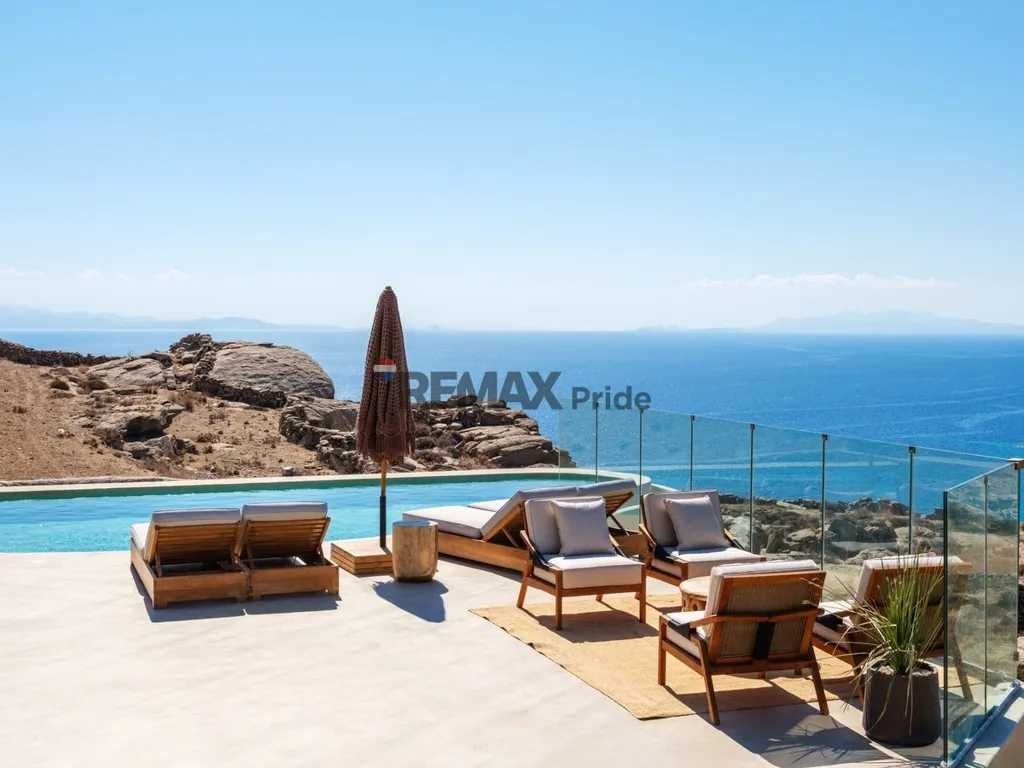 Piscine - New Villa with Sea View in Mykonos