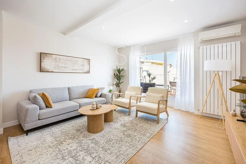 Séjour - Modern Loft with Terrace in Almagro, Madrid