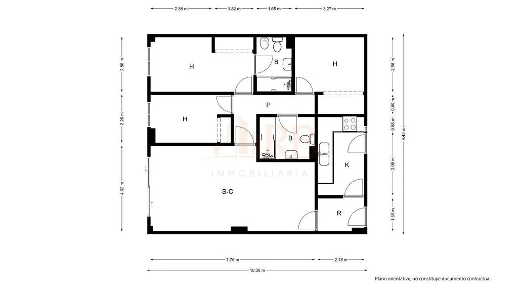 Planimetria - Luxury Apartment with Pool in Castelldefels