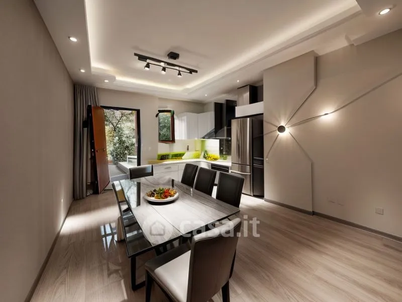 Dining Room - Penthouse with Panoramic View in Calcinaia