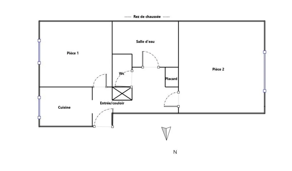 Plan - Appartement avec Vue Dégagée à Rennes