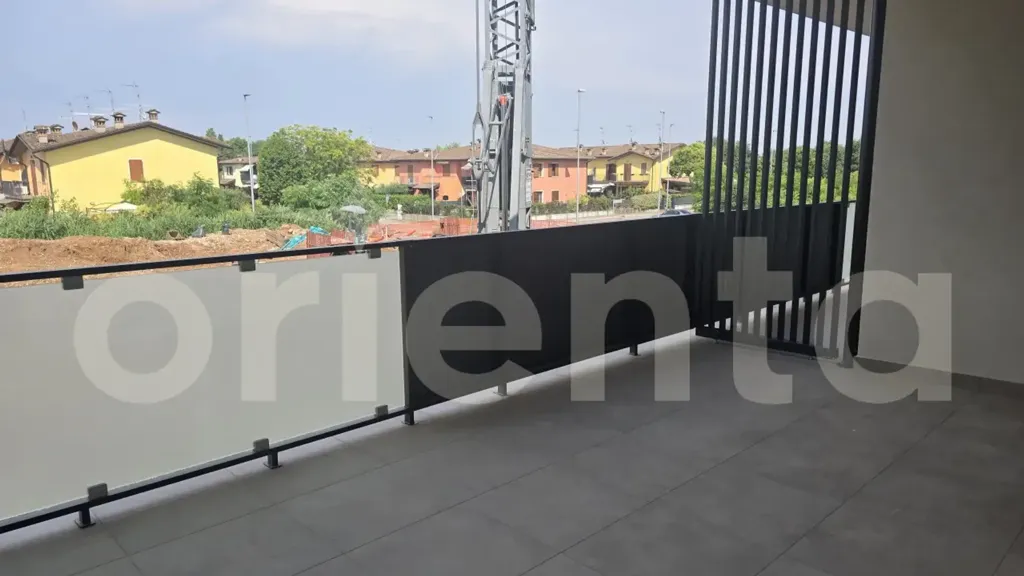 Balcony - Trilocale with Eco-Friendly Features in Montichiari