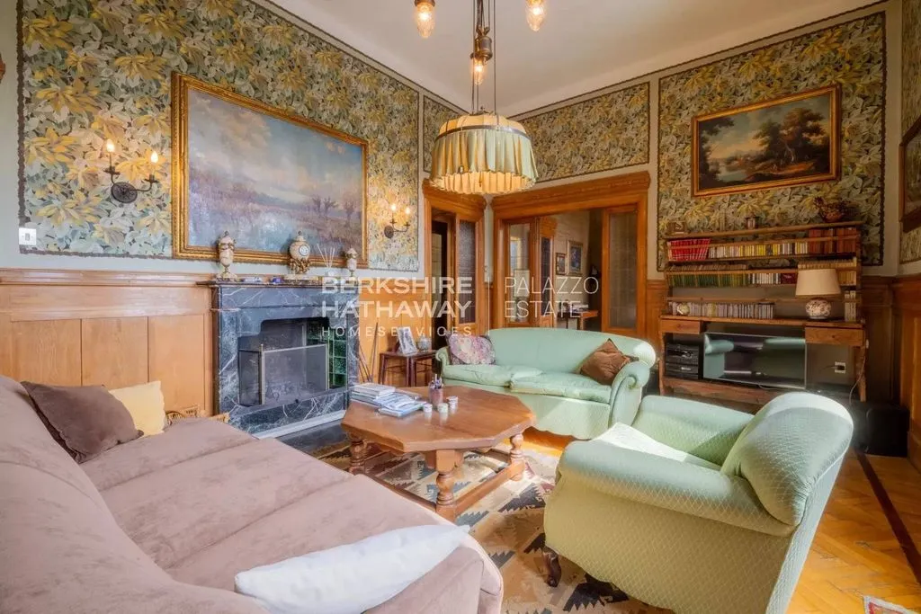 Séjour - Liberty-Style Villa with Park in Valle Intelvi