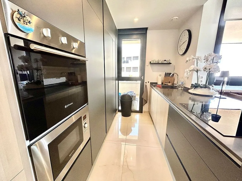 Köök - 3-Bed Flat with Pool in Playa Flamenca