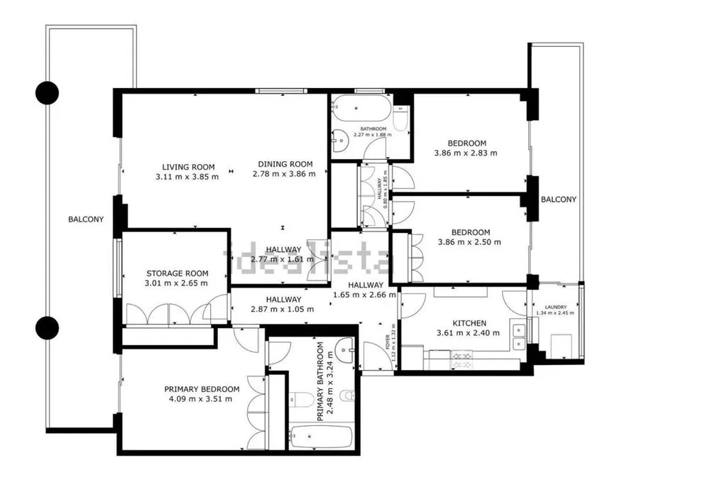 Plan - Luxury Apartment with Sea View in Cullera