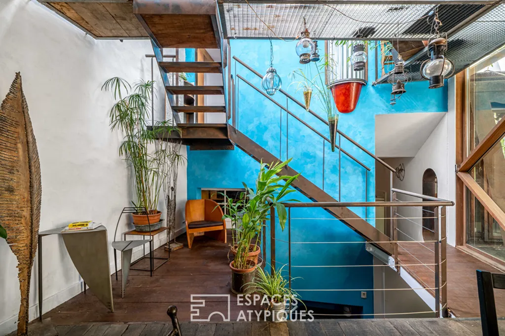 Toad - Boat-Inspired Loft with Garden in Gobelins