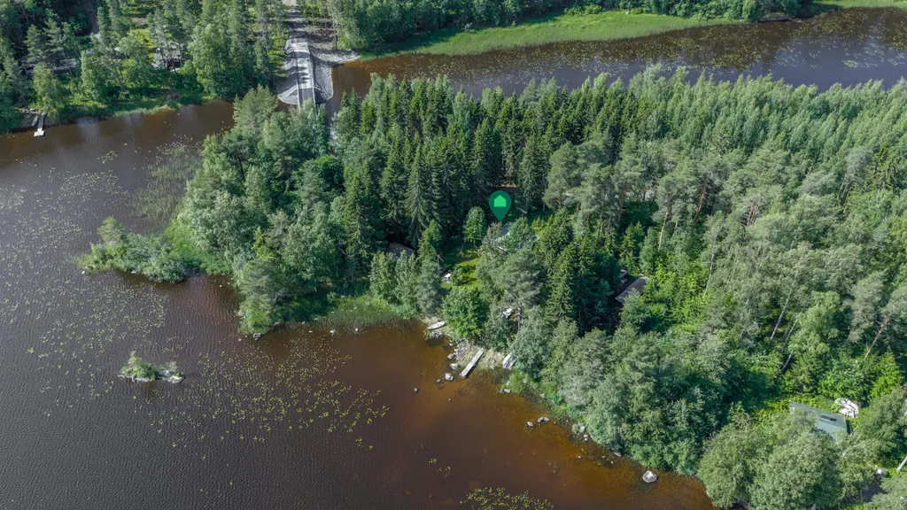 Vista aerea - Cottage with Sauna by Kyyvesi Lake