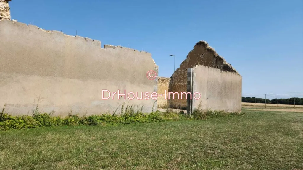 Extérieur - Deux Granges en Pierre à Rénover à Montierchaume