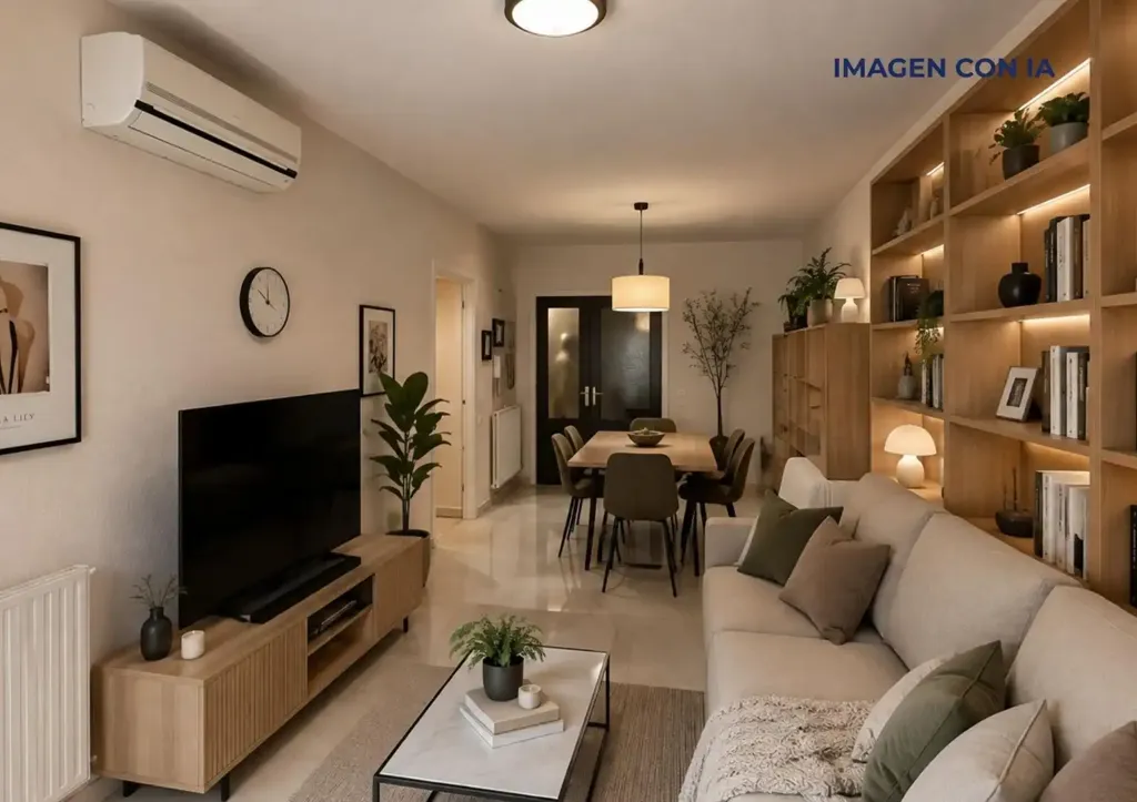 Soggiorno - Apartment with Terrace in Eixample, Sabadell
