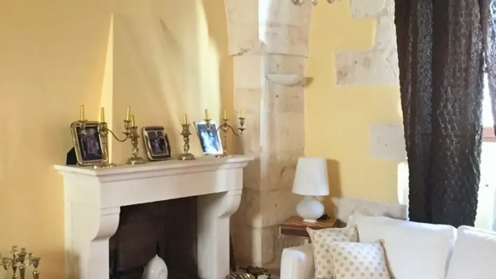Living Room - Historic Palazzo with Panoramic Terrace in Ostuni