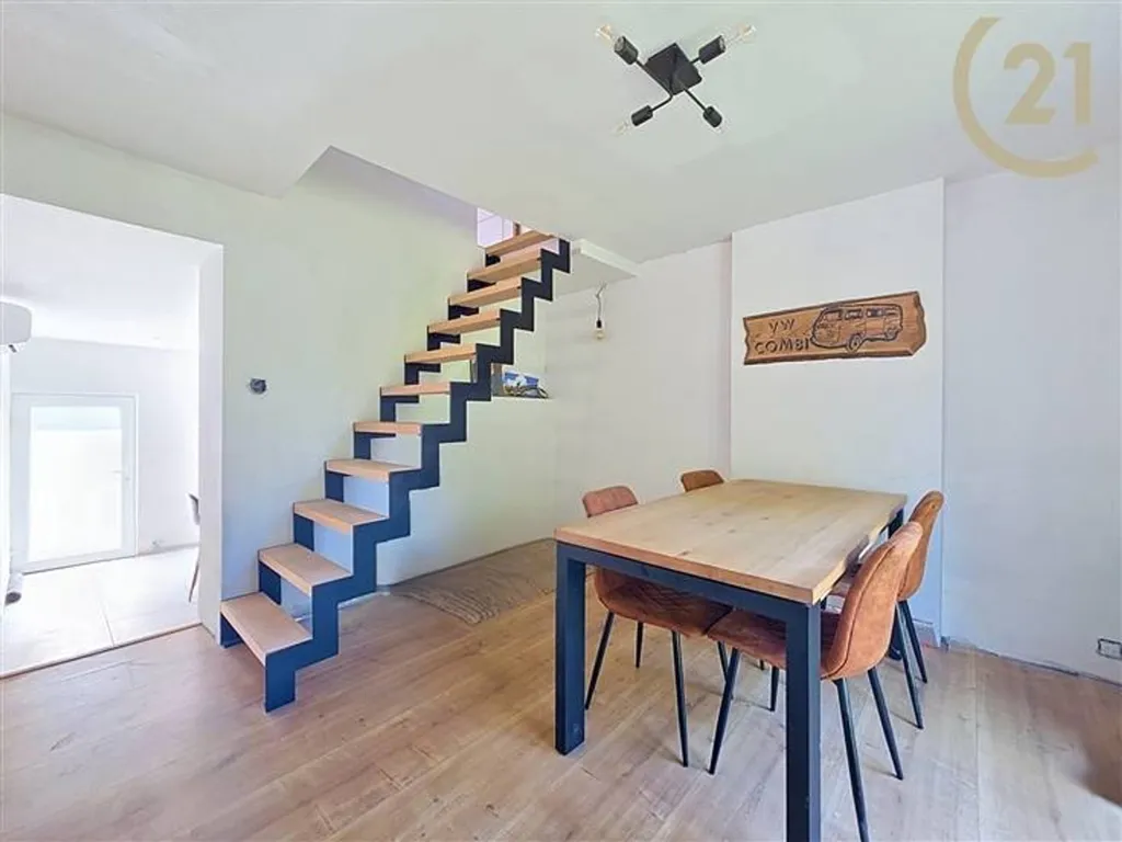 Dining Room - Renovated 3-Faced House with Terrace in Genappe
